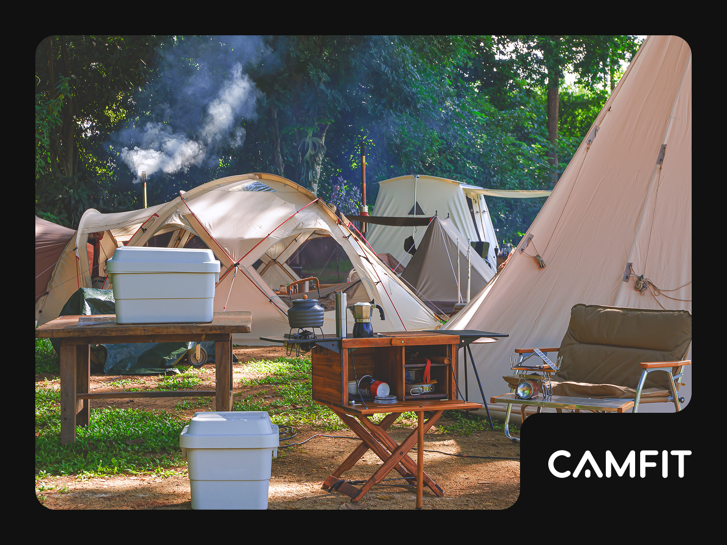 캠핑족 2명 중 1명은 무조건 쓴다! 버티컬 커머스 플랫폼, 캠핏-대표 이미지