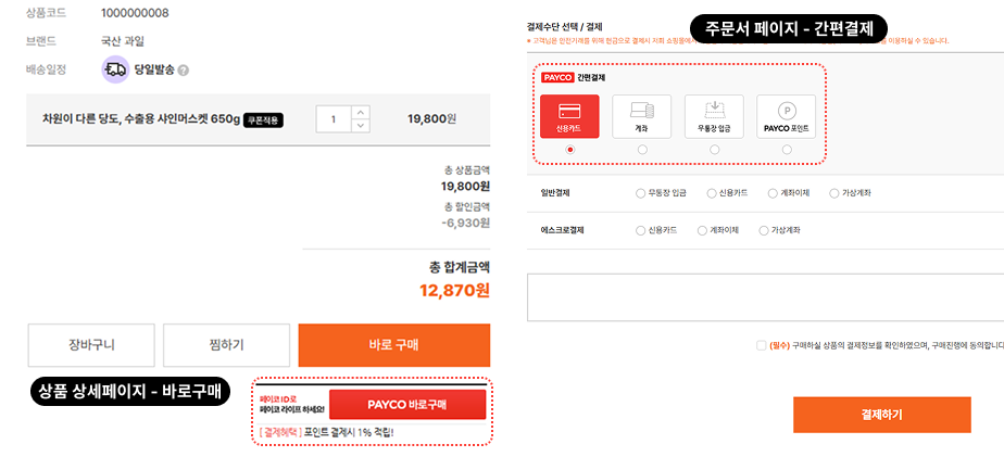 페이코 결제 적용 화면 ⓒ고도몰.png