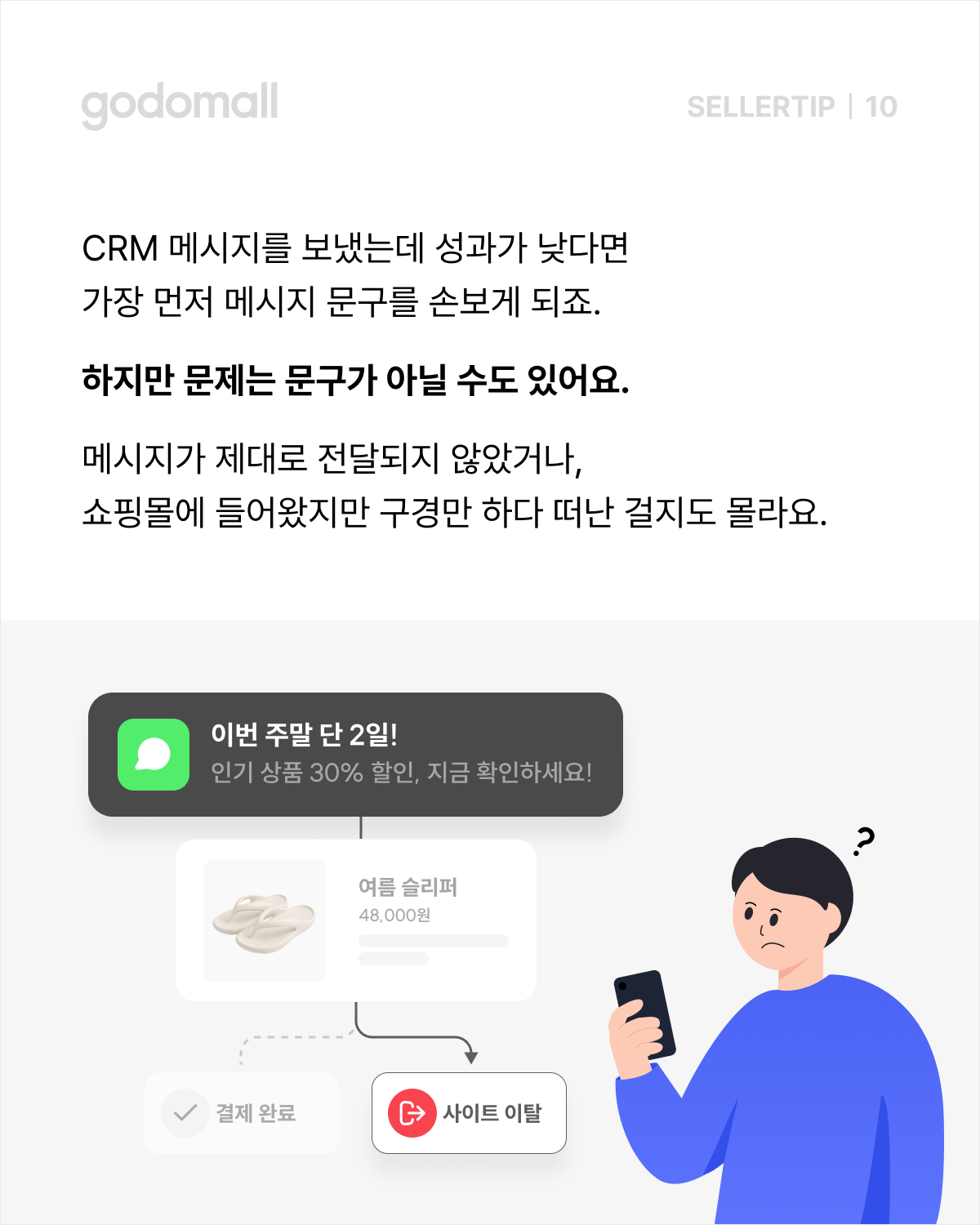 고도몰 CRM_CRM 메시지 성과가 낮다면 퍼널 단계 확인하기.png