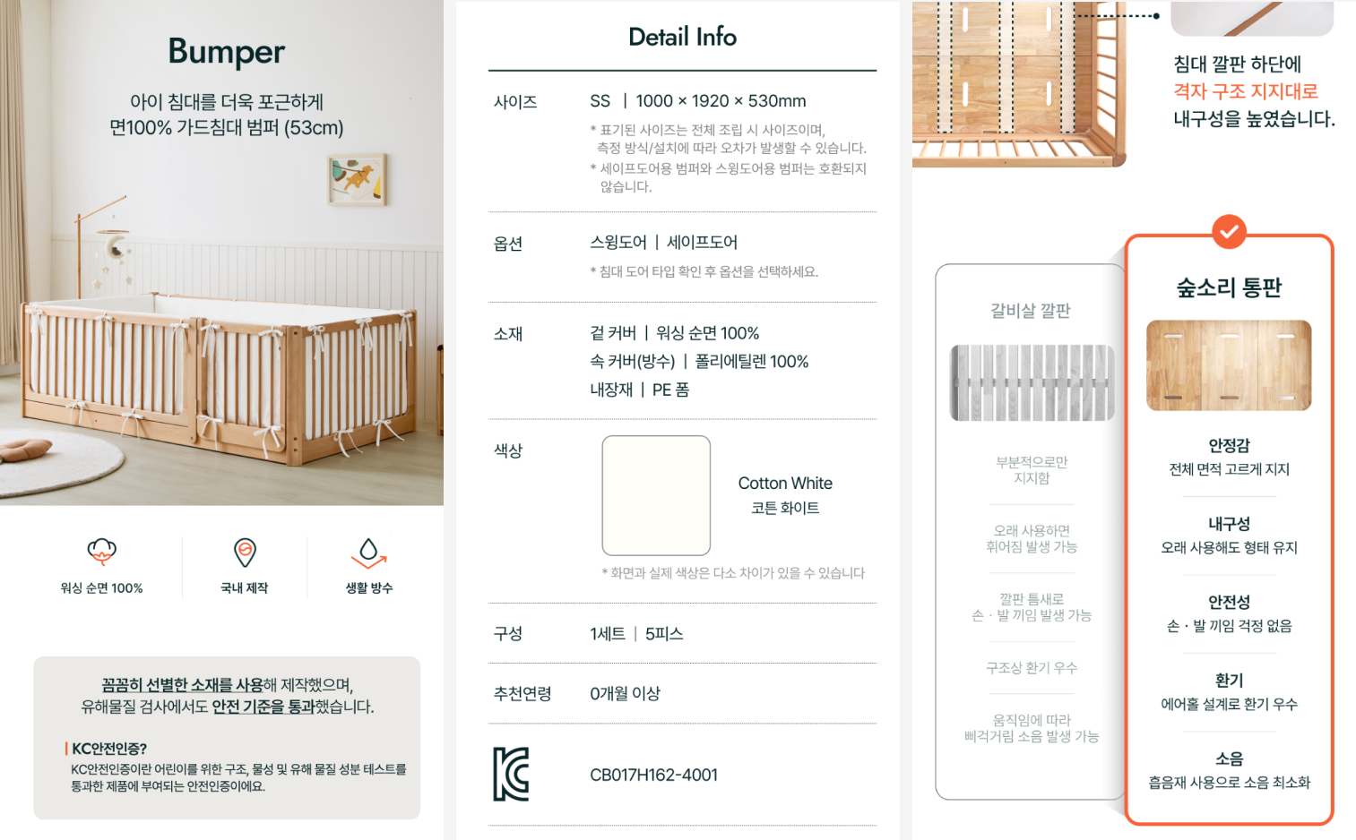 4. 구매에 필요한 정보를 보기 쉽게 정리한 상품 상세페이지 예시 │고도몰 고객사 ⓒ 숲소리.png