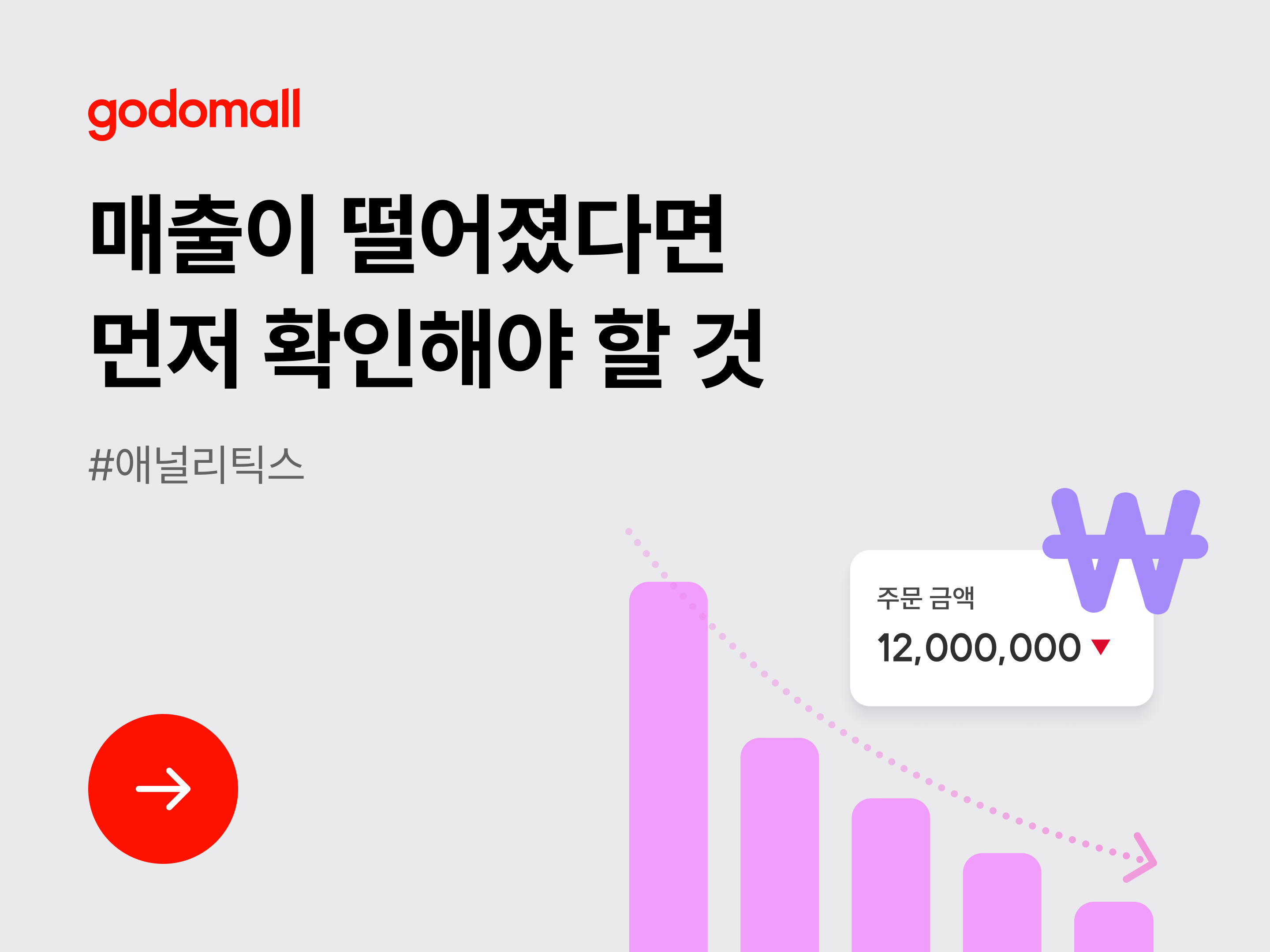 [애널리틱스] 매출이 떨어졌다면 먼저 확인해야 할 것-대표 이미지