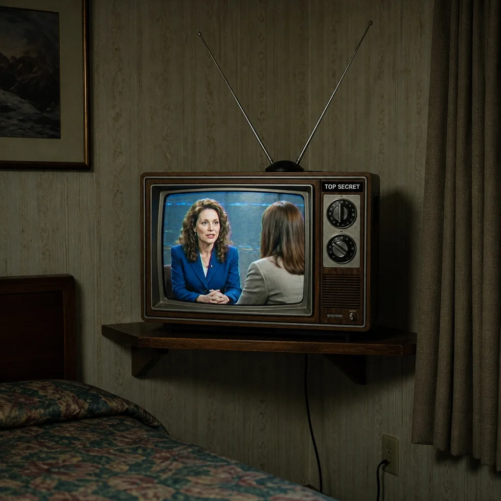 이상한 방송이 나오는 TV