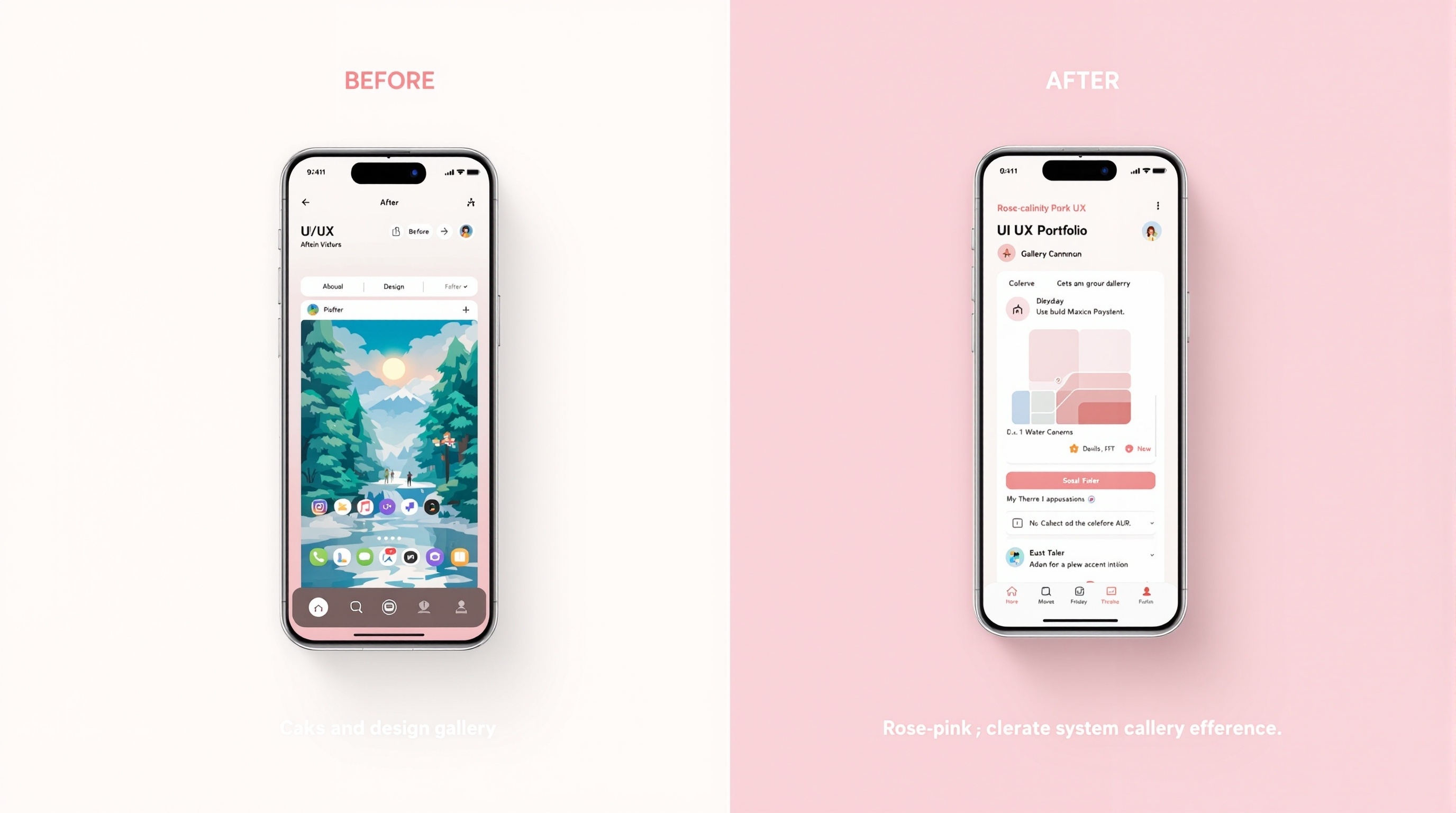 모바일 앱 UI/UX 리디자인 프로젝트 포트폴리오 1